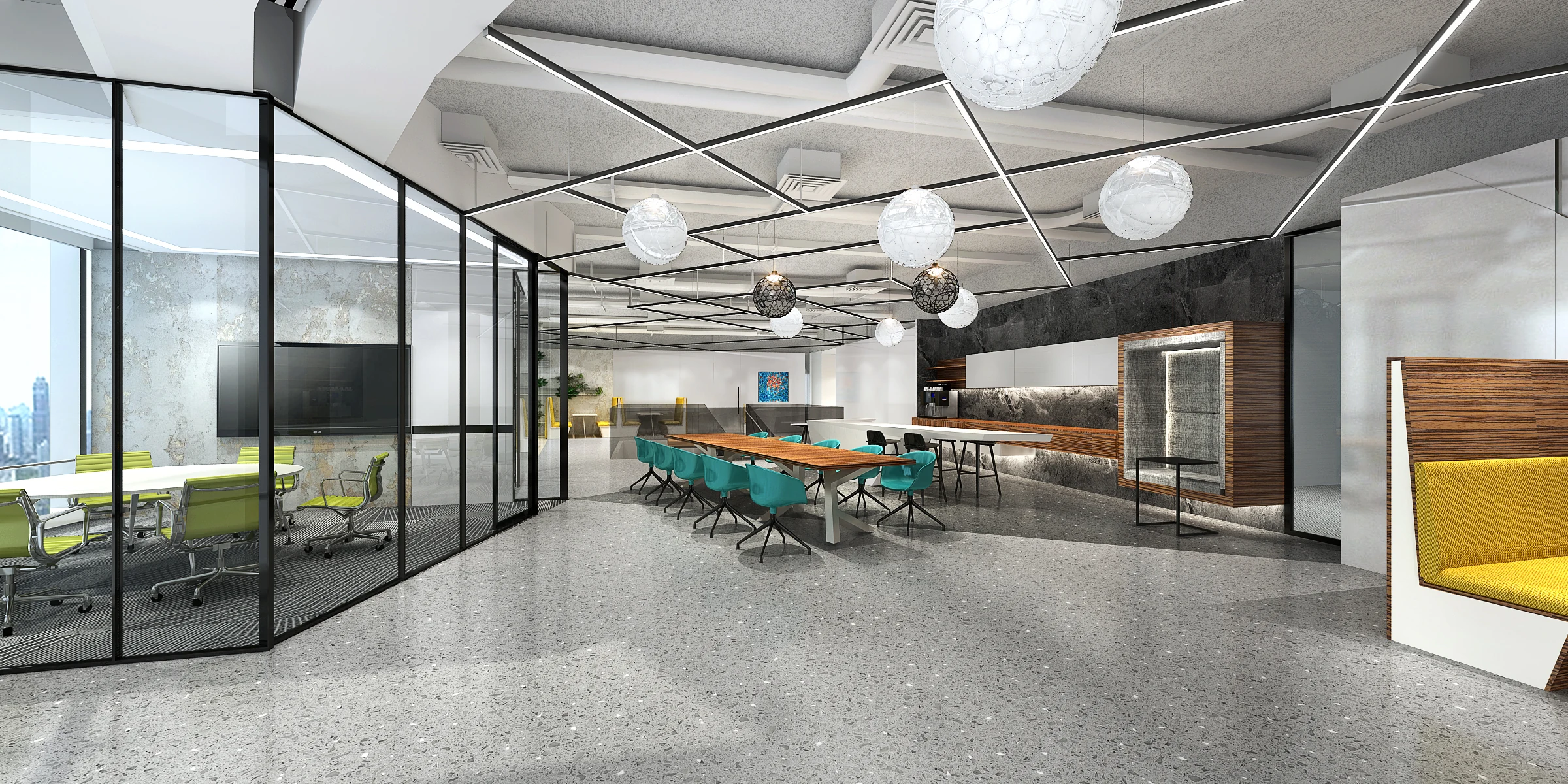 AllianceBernstein Jakarta Workplace — Informal collaboration