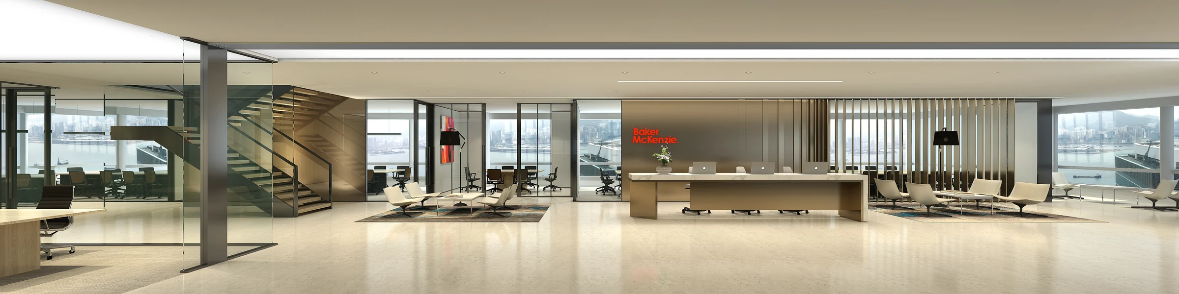 Baker McKenzie Jakarta Legal Workplace — Client reception suite