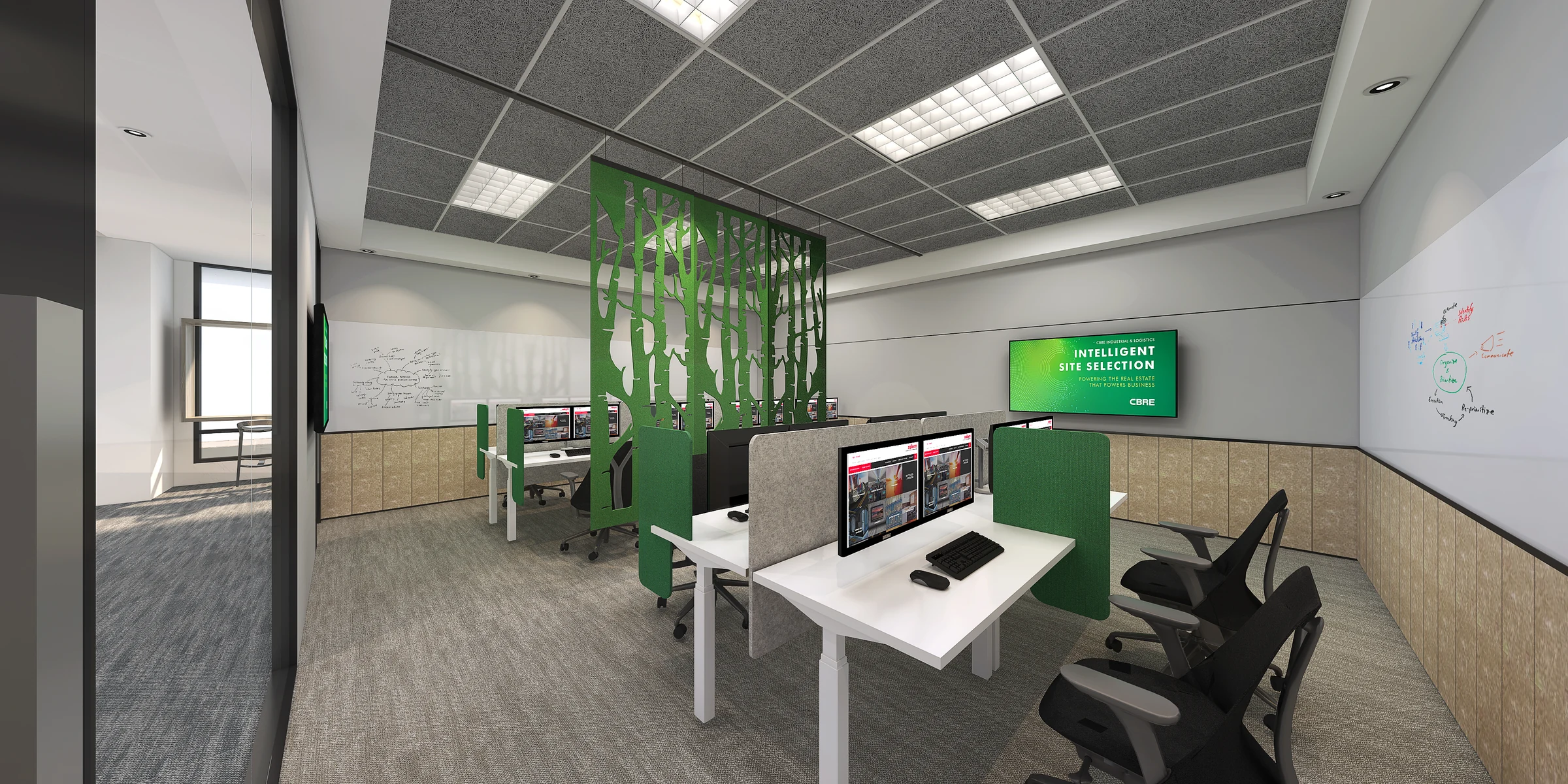 CBRE Jakarta Workplace — Interior view 01