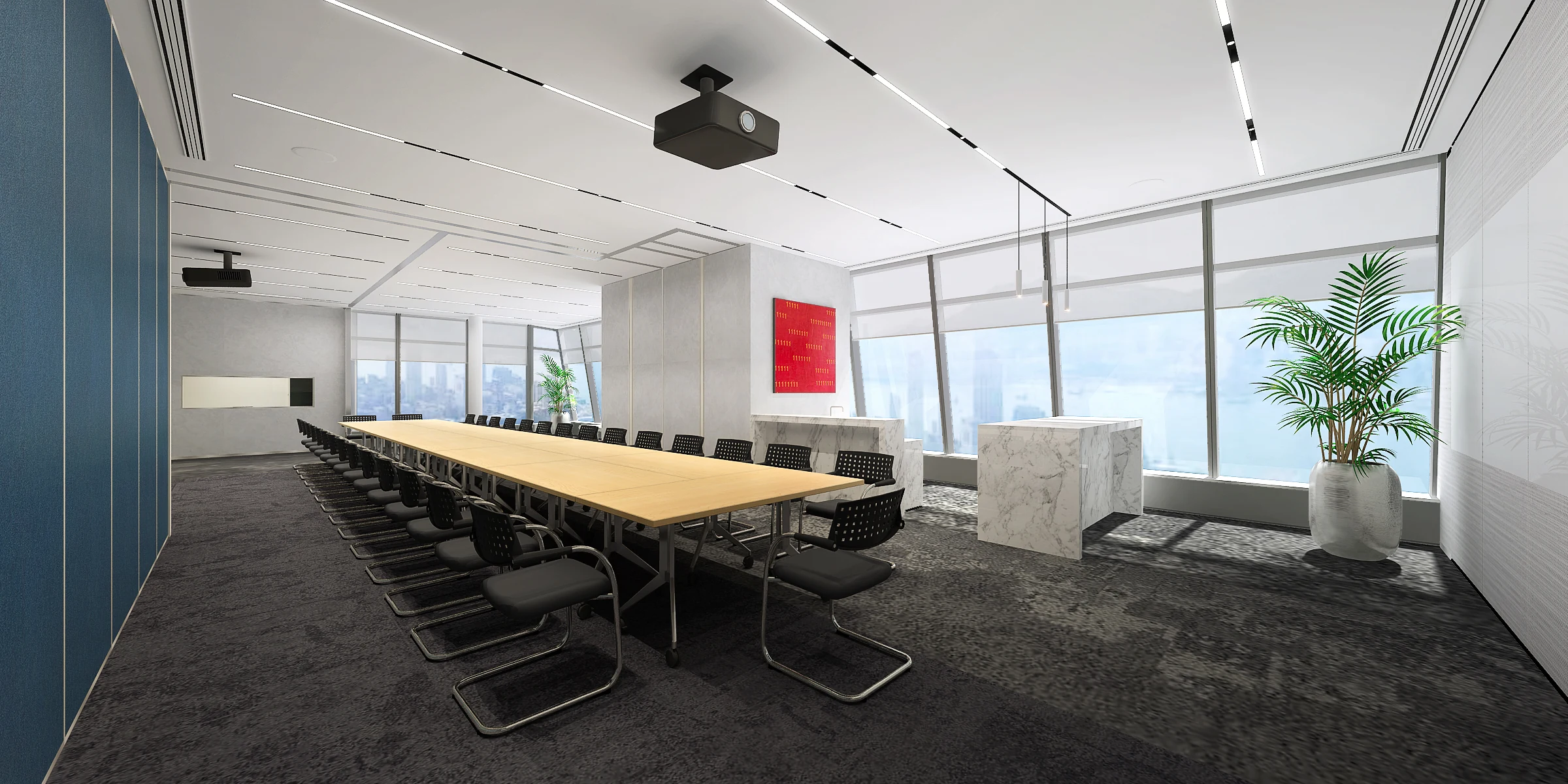 Credit Suisse Jakarta Client Suite — Tampilan interior 02