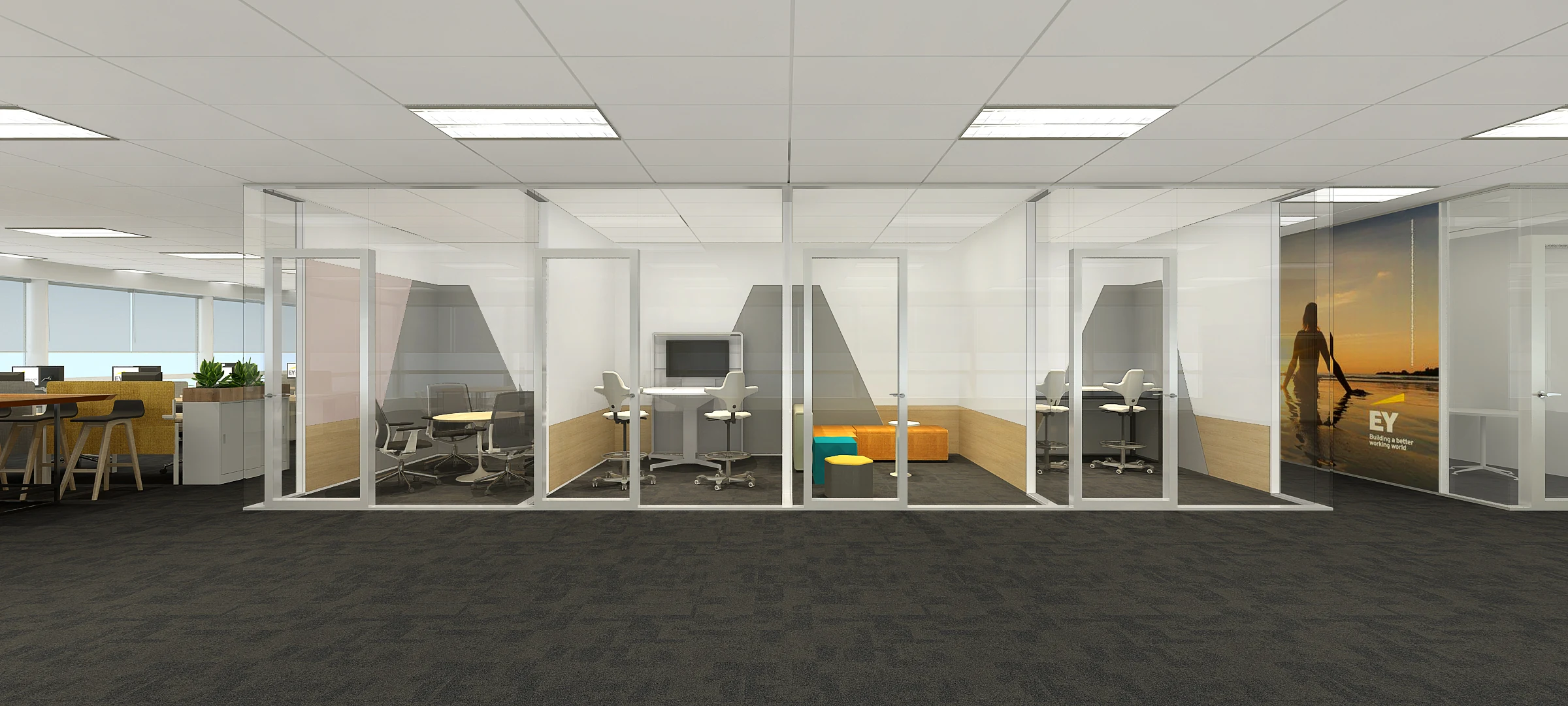 EY Jakarta Workplace — Open workplace