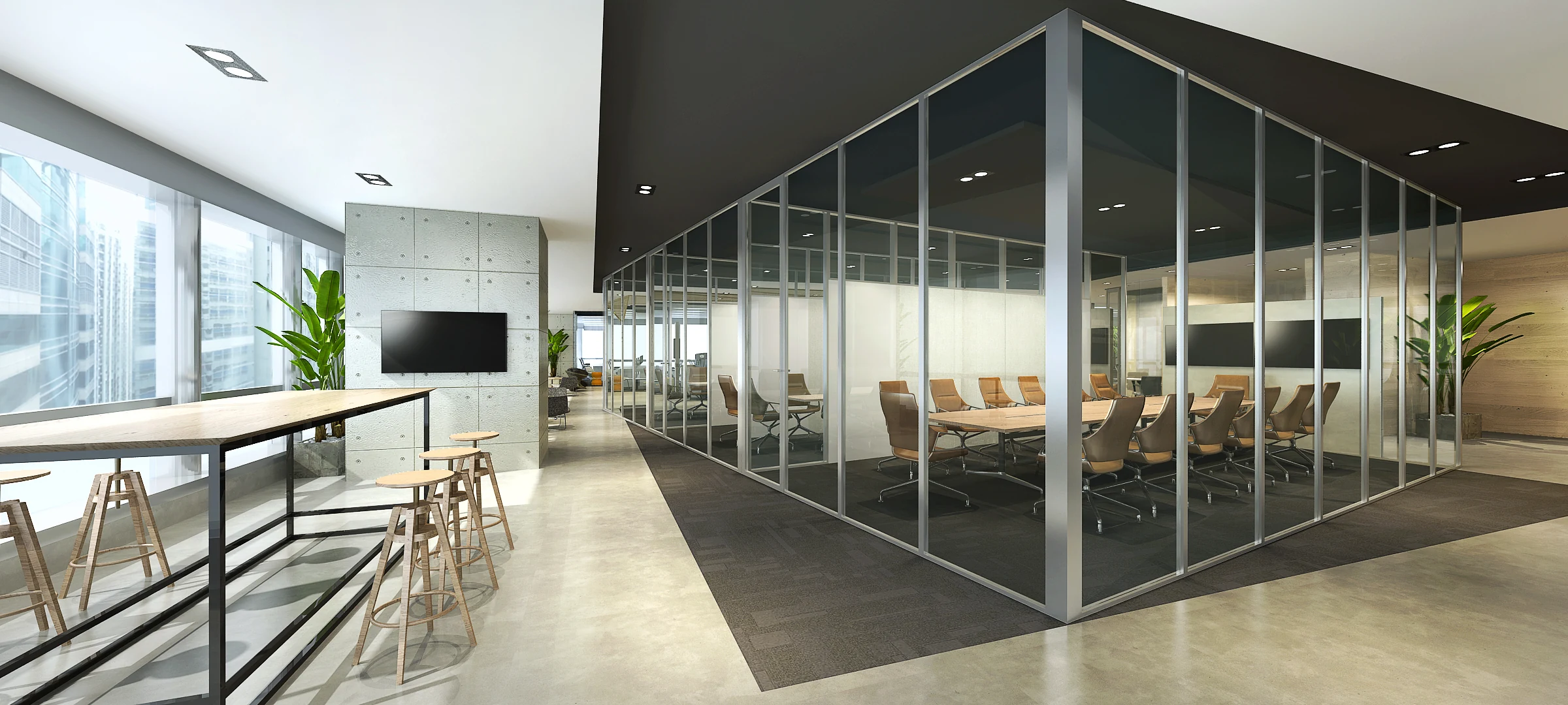EY Jakarta Workplace — Informal meeting area