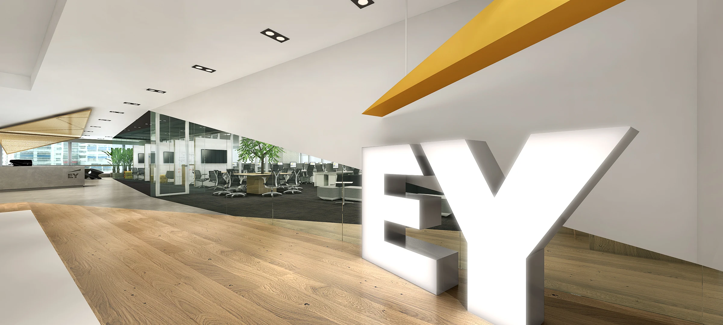 EY Jakarta Workplace — Focus room