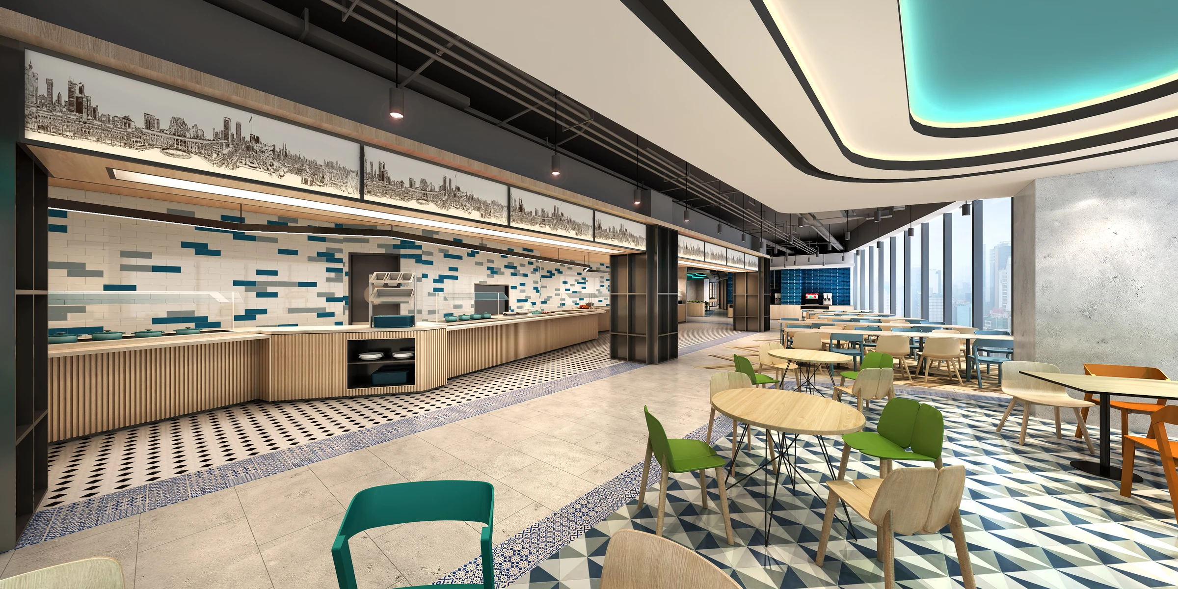 Google Jakarta Workplace — Interior view 01