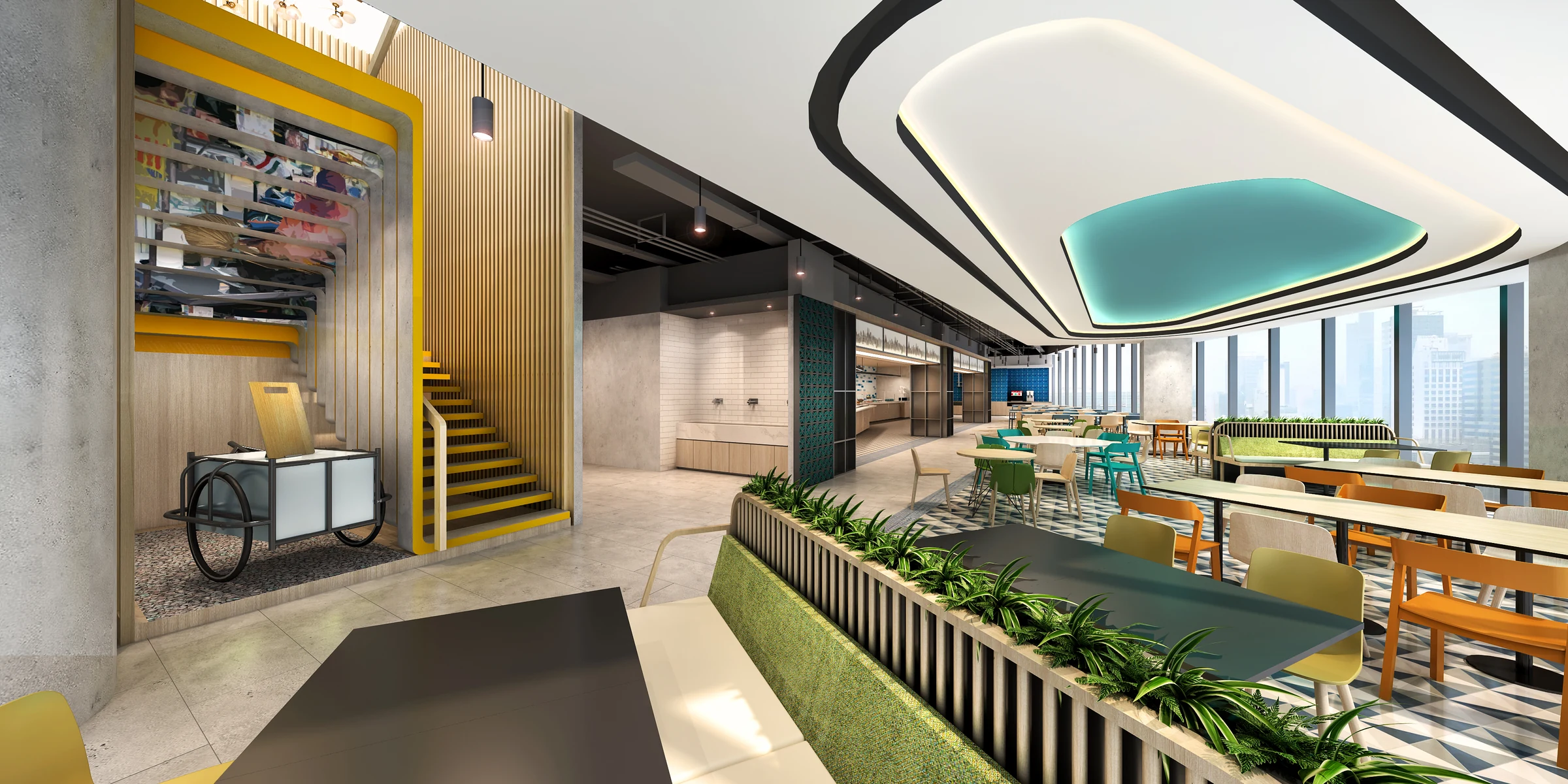 Google Jakarta Workplace — Interior view 02