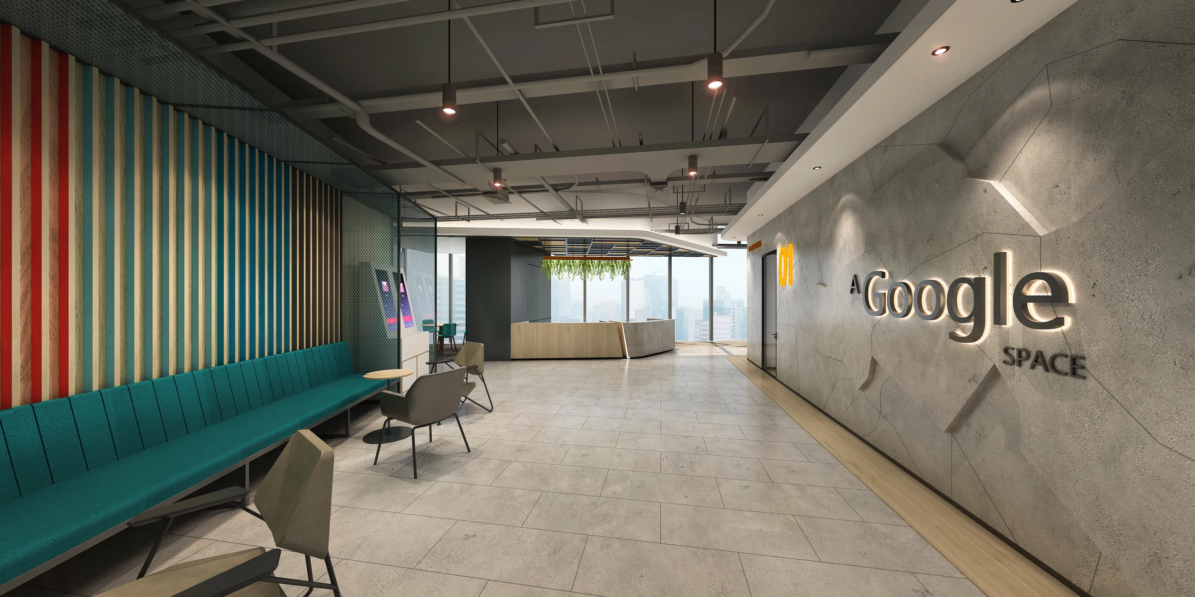 Google Jakarta Workplace — Interior view 05