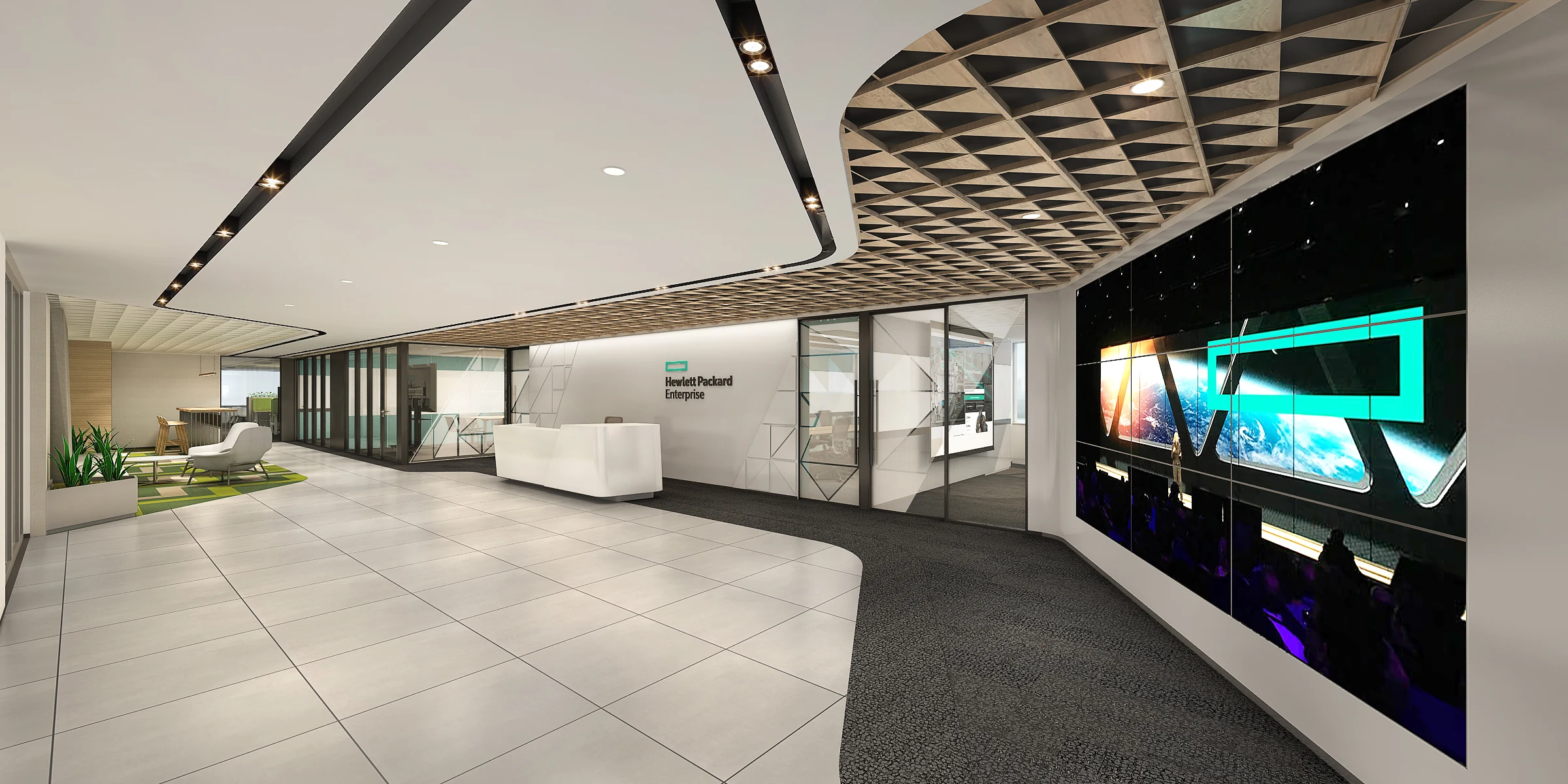 HPE Jakarta Technology Hub — Open workplace