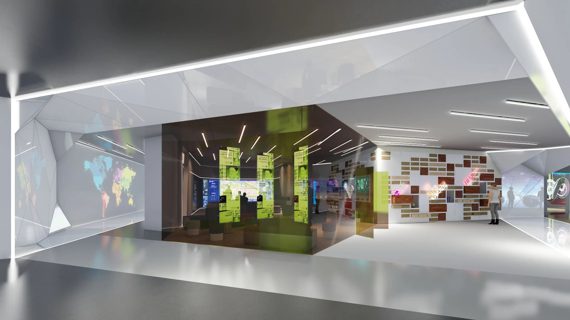 IBM Jakarta Experience Centre — Client presentation area