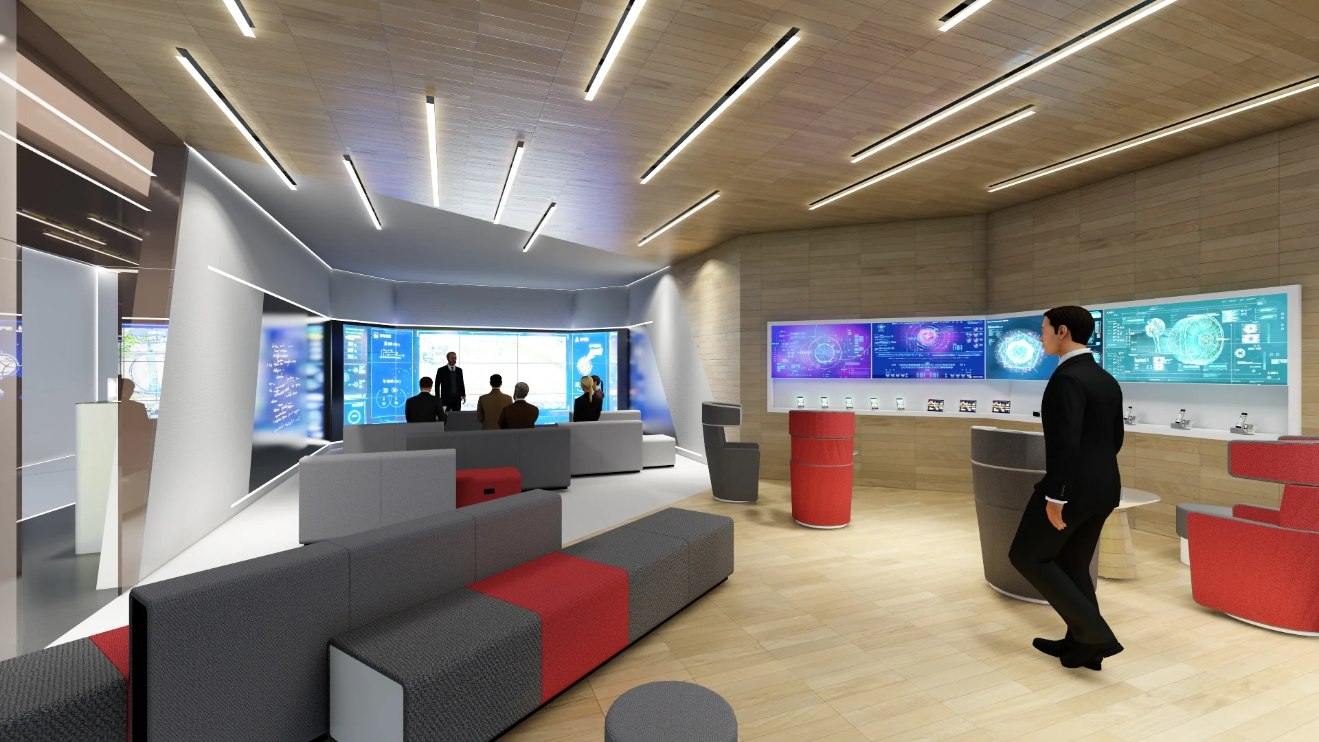 IBM Jakarta Experience Centre — Collaboration lounge