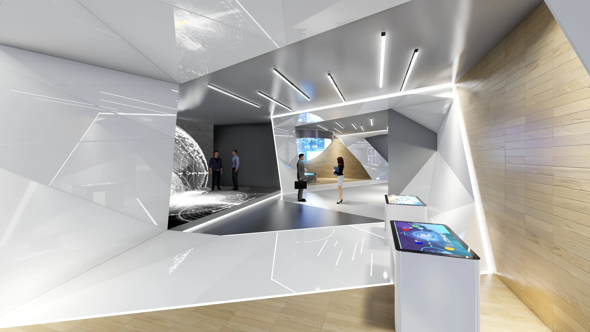 IBM Jakarta Experience Centre — Interactive setting
