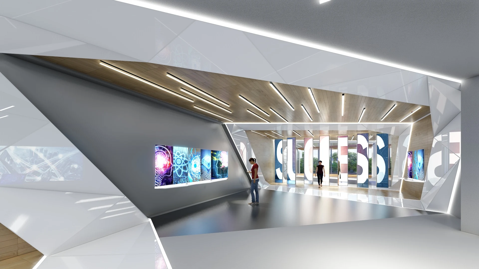 IBM Jakarta Experience Centre — Lighting detail