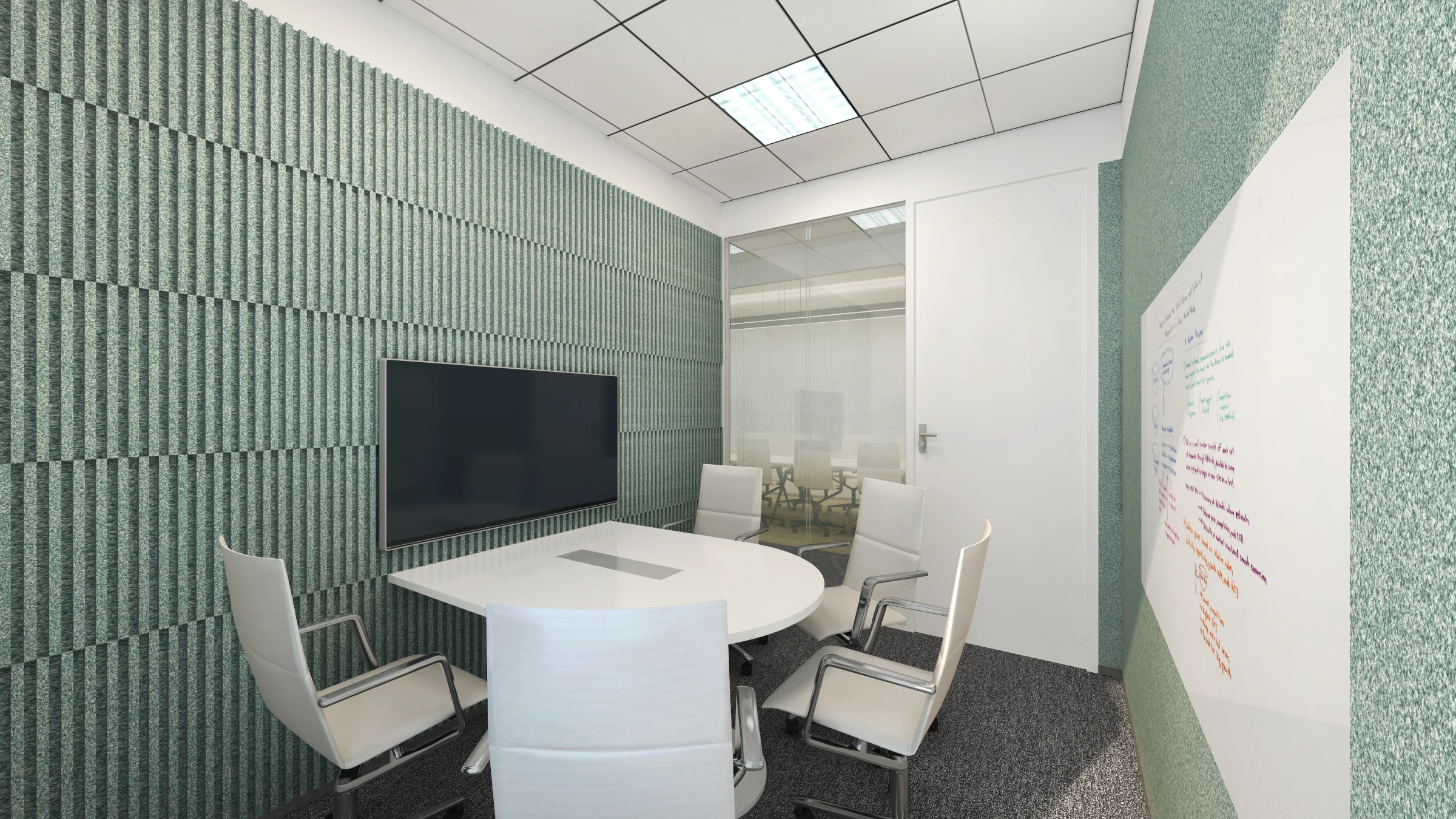 LinkedIn Jakarta Workplace — Small meeting room
