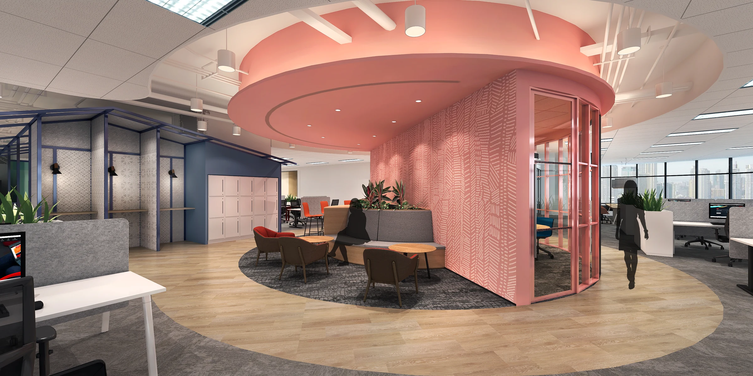 Nestlé Jakarta Workplace — Arrival sequence